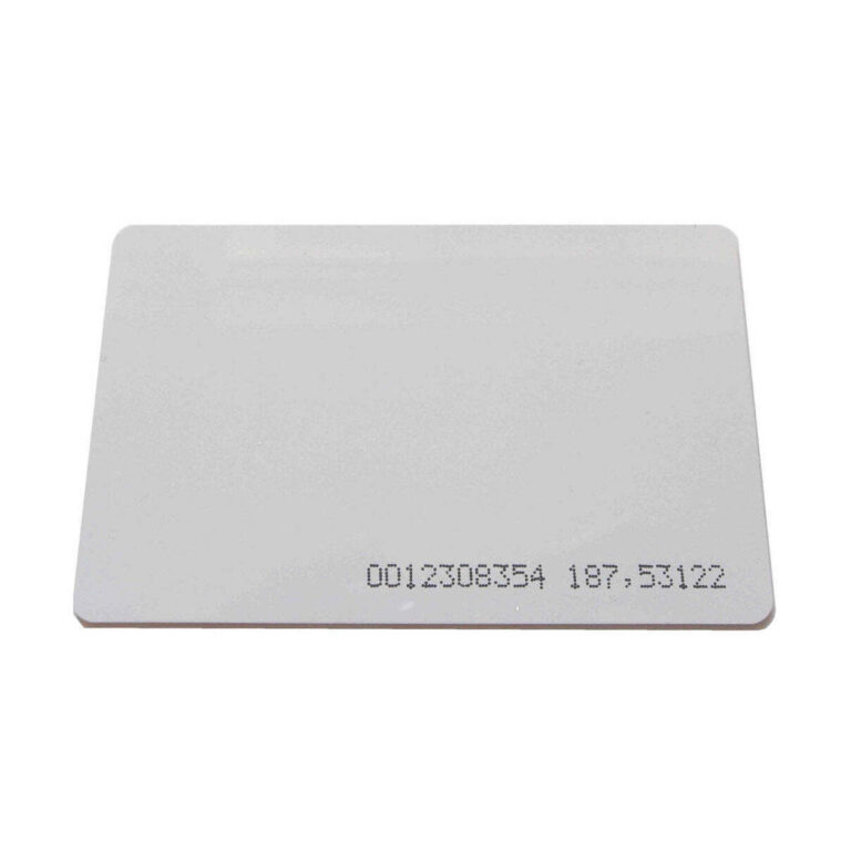 Κάρτα ελέγχου πρόσβασης RFID 125 Khz - Λευκή - Για Access Control μέσω καρτών RFID